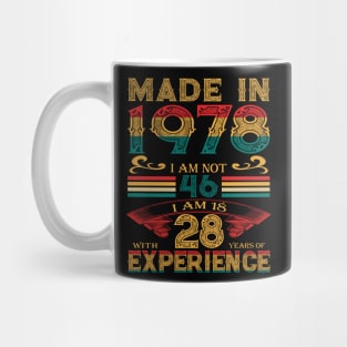 Made in 1978 Mug